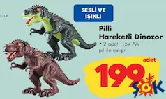 GOKİDY OYUNCAK PİLLİ HARAKETLİ DİNOZOR